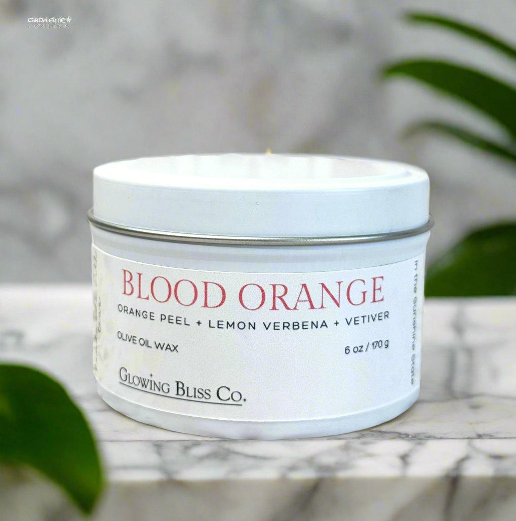 BLOOD ORANGE TIN CANDLE